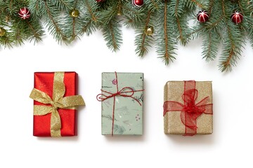 christmas tree and gift box