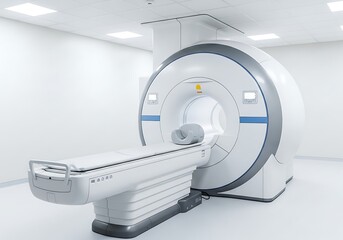 Cutting-Edge MRI Scanner: Innovation for Healthcare and Medical Technology, Promoting Advanced Diagnostics and Patient Care in Hospital Settings