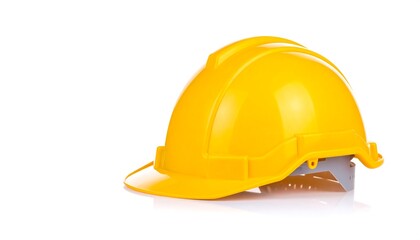 Fototapeta premium Yellow Hard Hat Safety Equipment. (2)
