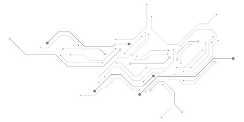 vector futuristic circuit board , Electronic motherboard , Communication and engineering concept ,