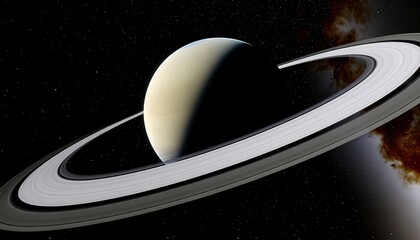Saturn's rings in space (1)