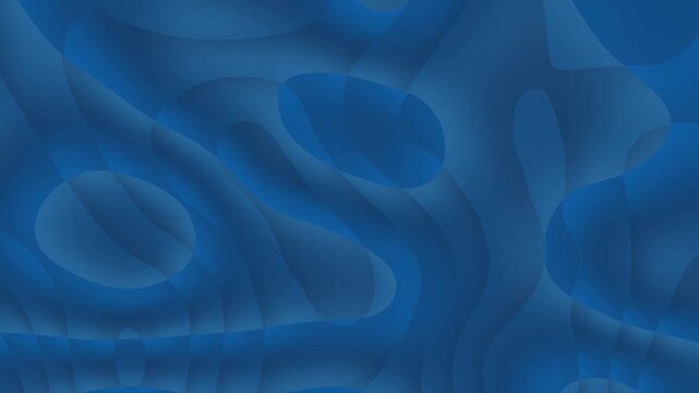 Abstract blue fluid shapes and patterns - Powered by Adobe