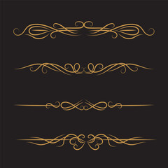 Luxury artistic floral ornament design 