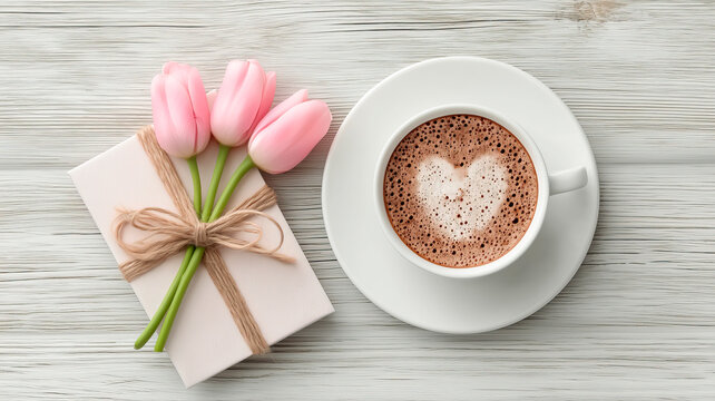 The composition is ideal for congratulations, especially on Mother's Day, Birthday or a romantic occasion.