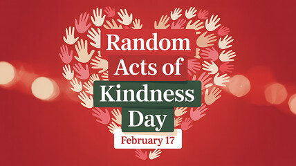 Random Acts of Kindness Day February 17 Heart of Hands