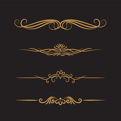 Luxury artistic floral ornament design 