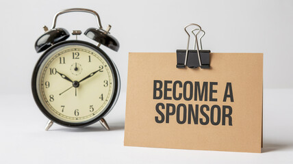Seize the moment become a sponsor now with this timely call to action