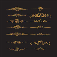 Luxury artistic floral ornament design 