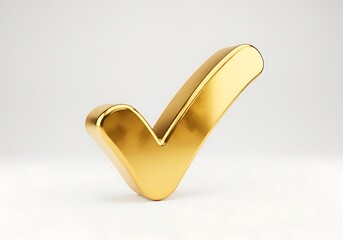 Gold check mark icon