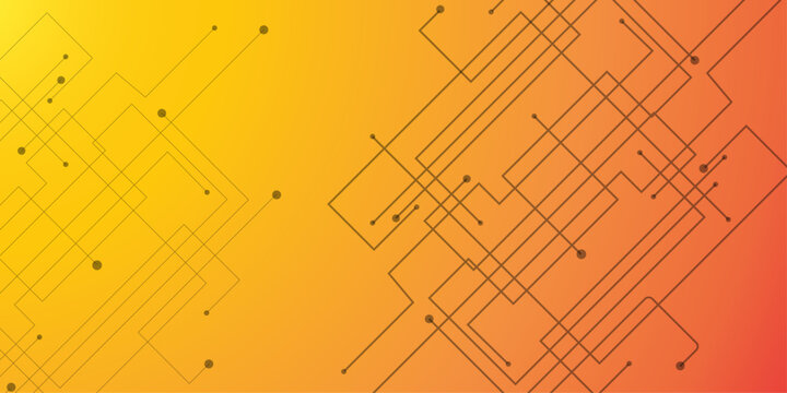 Abstract technologic seamless pattern. Futuristic background. Circuit board texture background, seamless pattern. White lines and dots on black background. Vector design. Constellations seamless