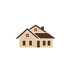 House real estate property logo vector