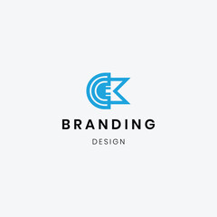 Company Letter K Brand Logo Design
