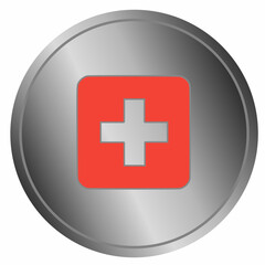 Warning and safety symbol emblem, attention icon