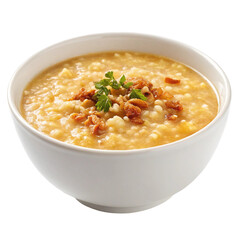 Congee isolated on transparent background  
