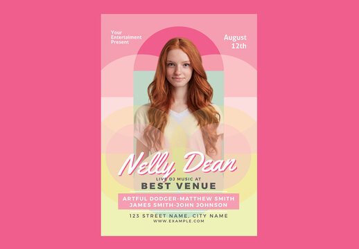 Female DJ Flyer