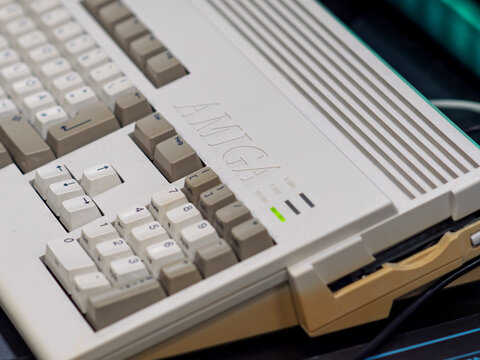 Amiga 500 Displayed at Gamescom 2023 Event in Cologne