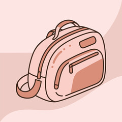 Sports backpack illustration