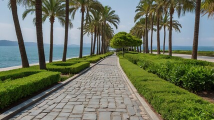 Obraz premium walkway to the beach