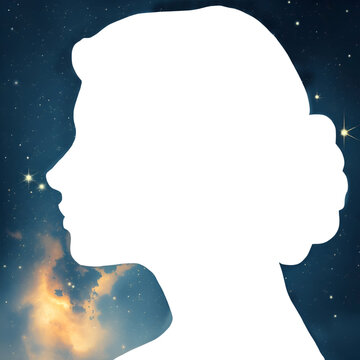 The perfect cameo profile. PNG, 12x12in, 3600x3600px, 300p/I, 3.2MB