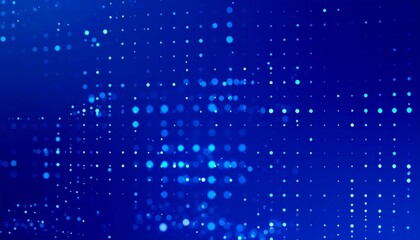 Blue Glowing Particle Background.