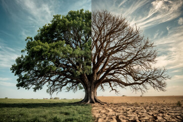 Tree of Life and Death, Nature Contrast