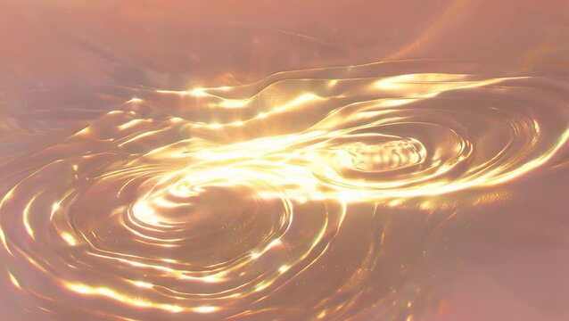 radiant 4k wallpaper animation blending pastel pink shades with coral tones shimmering golden streaks resembling sunlit ripples on water producing an elegant abstract fluid motion background