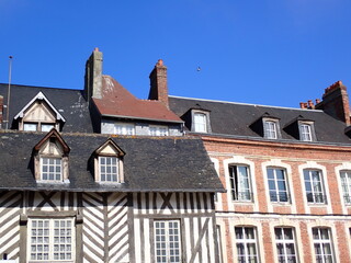 old heritage houses in Honfleur