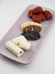 한국전통음식 강정과 엿, 대추