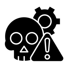 Cross-Bones Black Icon