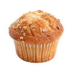 Muffin isolated on transparent background  
