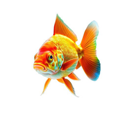 Fototapeta premium goldfish with transparent background PNG and JPEG image for your business
