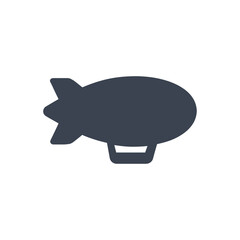 Airship Blimp Zeppelin Transport Icon