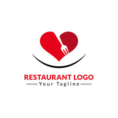 Restaurant logo with spoon and fork icon, modern concept of lines. Restaurant logo, vintage dine logo, royal luxury restaurant logo. Arabian style badge. Halal food