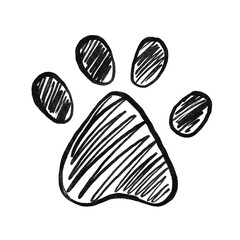 Cat paws illustration transparent background