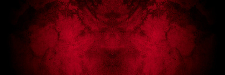 Old wall texture cement black red  background abstract dark color design are light with white gradient background.