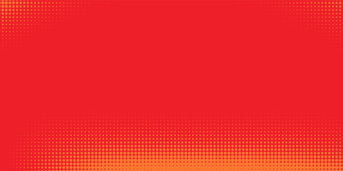 Dots halftone orange color pattern gradient texture with technology digital background. Dots pop art comics with summer background. vector ilustration