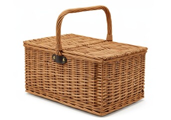 Rustic Woven Picnic Basket: A Timeless Symbol of Leisure and Outdoor Dining