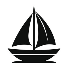 sailing boat vector illustration