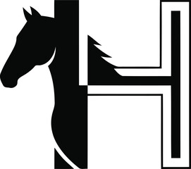 silhouette of a horse