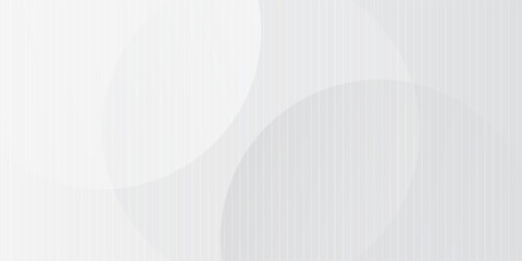 White geometric abstract background overlap layer on bright space with lines effect decoration. Modern graphic design element circles style concept for banner eps10.