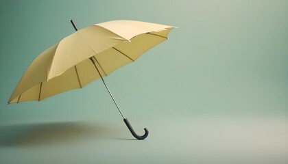 Fototapeta premium Elegant umbrella on soft background 