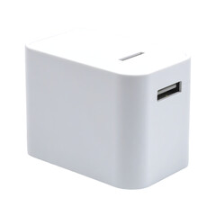 Modern mobile phone charger design on technology product minimalist environment