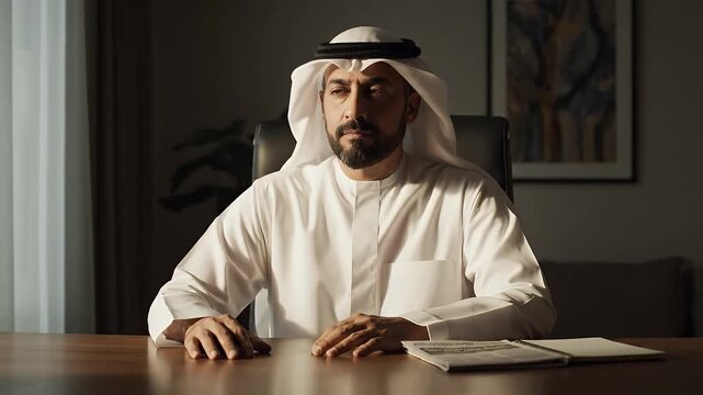 Portrait of a Confident Emirati Man