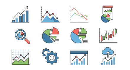 Dynamic business charts and graphs illustrating growth, analysis, and success for modern finance