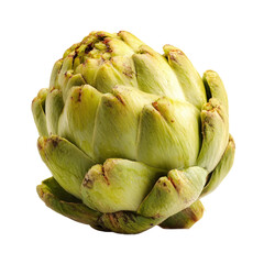 Fototapeta premium artichoke vegetarian food on a white background