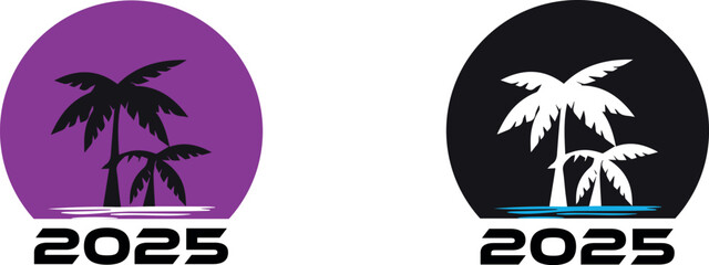 Palm tree design vector file