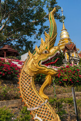 Fototapeta premium Phra That Doi Kham Temple near Chiang Mai