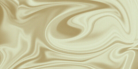 Abstract swirls of pastel beige and light green fabric texture background
