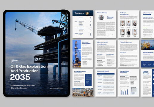 Digital Brochure Template