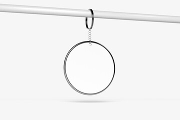 Round Keychain Mockup